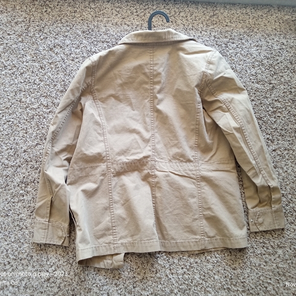 Madewell Women's Fleet Jacket Zip Up Long Sleeve Utility Tan Size XS - Picture 5 of 6